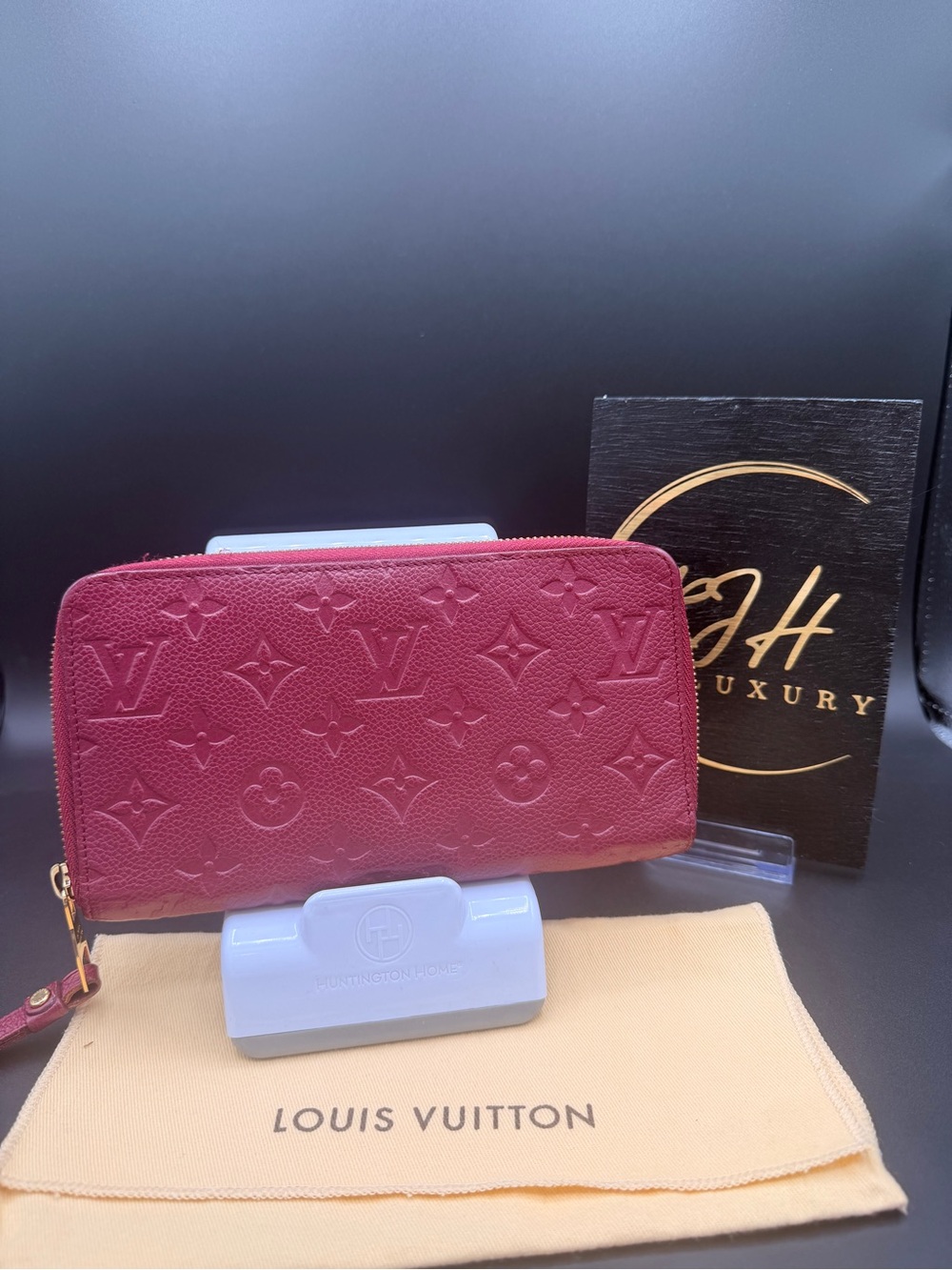 Louis Vuitton Empreinte Long Zip Organizer Wallet